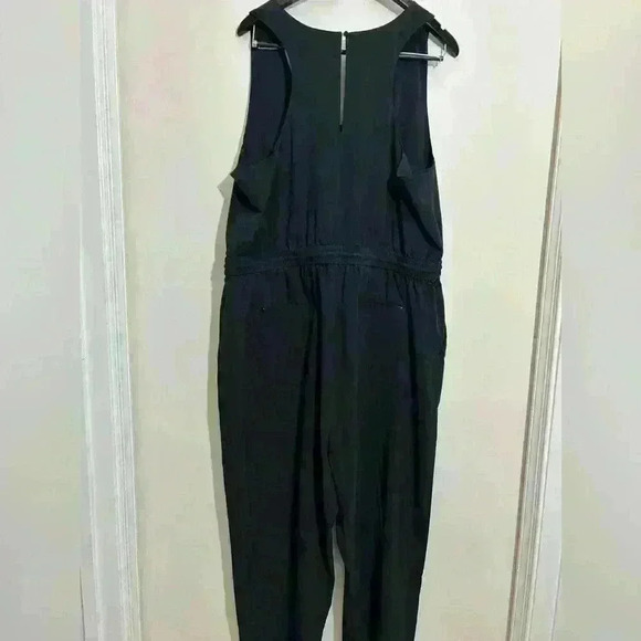 BR Standard Jumpsuit Black Core Temp UPF50 Quick Dry Pocket Women's Size XXL NWT - Picture 2 of 8